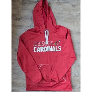 Arizona Cardinals NFL Team Apparel Hoodie Mens Small Red TX3 Warm Pullover